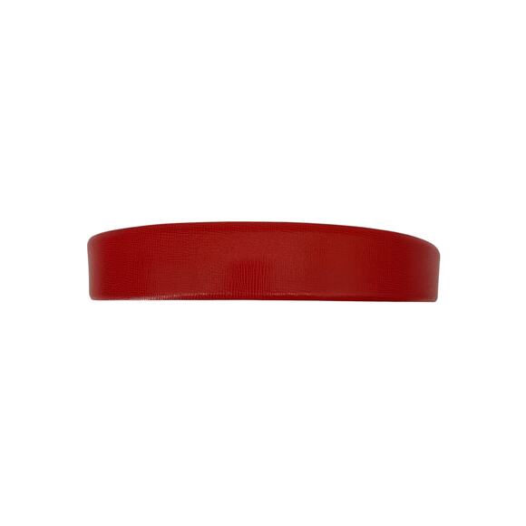 Jil SANDER Leather Belt with Leather Buckle in Red XS main image 10